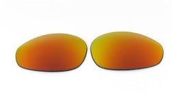 NEW POLARIZED CUSTOM FIRE RED LENS FOR OAKLEY A WIRE SUNGLASSES
