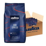 6 x Lavazza Gran Espresso 1Kg Coffee Beans
