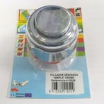 Chasse d'eau simple à bouton poussoir chromé S&M 410529