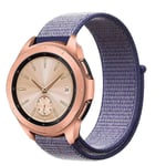 INF Armband Samsung Galaxy Watch 42mm Gear Sport S2 Classic Nylon Bl Blå