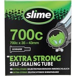 Slime 30057 Bike Inner Tube with Slime Puncture Sealant, Self Sealing, Prevent and Repair, Schrader Valve, 35/43 - 622mm (700x35/43c)