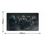 Natural Rubber Anti Slip Rainbow Siege Six Keyboard Computer 600X300Mm Gamer Gaming Pc Laptop Mouse Pad Color D
