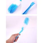 Greatangle Long Handle Bottle Brush Cleaner Cup Dish Pot Bottom Scrubber Cleaning Washing Brushes Washer for Water Bottles Tea Cups Glass Blue 1 Pcs