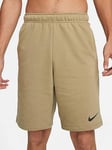 Nike Train Dri-FIT Fleece Shorts - Green, Green, Size S, Men