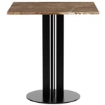 Scala Café Table H75 70x70 cm Marble Bistropöytä Valmistettu marmorista, Pöytälevy marmorista 70x70 cm Ruskea
