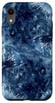 iPhone XR Tie dye Pattern Blue Case
