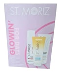 St Moriz Gift Set Self Tan Glowing for Days Tanning Mousse Moisturiser & Remover
