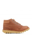 Kickers Boys Boy's Kick Hi Padded Leather Boots in Tan Leather (archived) - Size UK 1