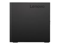 Lenovo ThinkCentre M720q 10T7 - Minuscule - Core i3 9100T / 3.1 GHz - RAM 4 Go - SSD 128 Go - NVMe - UHD Graphics 630 - GigE - LAN sans fil: 802.11a/b/g/n/ac, Bluetooth 4.2 - Win 10 Pro 64 bits - moniteur : aucun - clavier : Français - noir - TopSeller