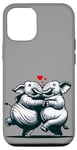 iPhone 12/12 Pro Ballroom Dancing White Elephant Couple in Love Case