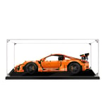 HYZM Acrylic Display Case for Lego Technic Porsche 911 GT3 RS Model, Dustproof Showcase Box Compatible with LEGO 42056 (Model NOT Included) - No Glue Type