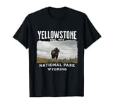 Yellowstone National Park Vintage | USA Wyoming Bison T-Shirt