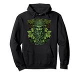 Traditional Pagan Celtic Greenman Pullover Hoodie