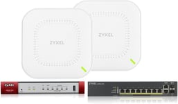 Zyxel Nebula Simplicity Startpakke (tre Adgangspunkter Og Poe-switch)