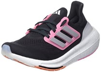 ADIDAS Ultraboost Light J Sneaker, Carbon/Matte Silver/Beam Pink, 36 EU
