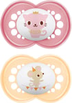 MAM Original Soothers 6+ Months (Pack of 2), Baby Soothers with Self Sterilising