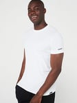 Dsquared2 Underwear Sleeve Logo T-shirt - White/Black, White/Black, Size 2Xl, Men