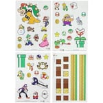 Nintendo Official Licensed Super Mario Bros Refrigerator Magnets by Paladone, 63 Iconic Mario Character Magnetic Set, Retro Gaming Gift Decor for Whiteboards, Fridge and Locker Decorations