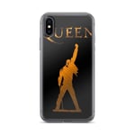BFOPLM iPhone Coque Pure Clear Anti-Rayures Absorption des Chocs Freddie Mercury Crown Art Queen Rock Music Fan Coque pour Téléphone pour iPhone XR