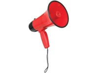 Denver Mgp-107R Megafon Med Sele, Inspelningsfunktion, Integrerat Ljud