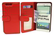 Plånboksfodral Huawei P10 Plus (Röd)