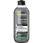 Garnier Clean Skin micellär flytande gel med kol 400ml (P1)