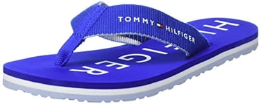 Tommy Hilfiger Women Flip-Flops Pool Slides, Blue (Ultra Blue), 3.5 UK
