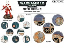 Citadel Sector Imperialis bases: 25 & 40mm round