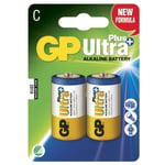 GP Gp Ultra Plus Alkaline C Lr14 2-p