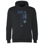 Star Wars The Resistance Black Hoodie - Black - L