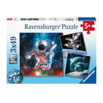 Ravensburger- Puzzle 3 x 49 pièces 2D, 12000860, Multicolore