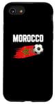 iPhone SE (2020) / 7 / 8 Morocco Flag Morocco Soccer Ball Morocco Football Fans 2024 Case