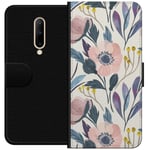 OnePlus 7 Pro Svart Plånboksfodral Blomsterglädje