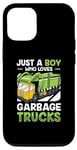 iPhone 13 Pro Just A Boy Who Loves Garbage Trucks Trash Love Truck Boys Case