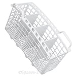 INDESIT IDE44UK IDL40UK.C Slimline Dishwasher White Cutlery Basket  Spare Part