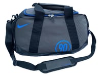 New Vintage NIKE Total 90 T90 Sports Gym HOLDALL DUFFEL Bag BA2493 Grey Blue