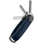 Orbitkey Saffiano Leather Key Organiser - nyckelring, marinblå