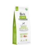 Brit Care Dog Sustainable Adult Medium Breed ( 12kg ) 10-pack