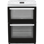 Zanussi ZCG63260WE 60cm Freestanding Gas Cooker with Full Width Electric Grill - White - A/A Rated