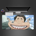 CHLOEG™ Gaming Mouse Mat, Large Mouse Pad Anime cute boy monster 800x300mm Water Resistance and Non-Slip Keyboard Mouse Mat for Gaming Computer Office and Desk