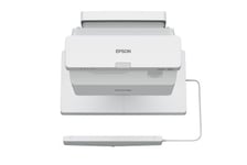 Epson EB-760Wi, 4100 ANSI lumen, 1280x800 WXGA, 27~37dB, 3xHDMI, LAN/WiFi/Miracast, högtalare, interaktiv UltraShort-throw, inkl. 2 pennor