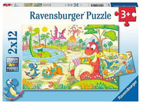 Ravensburger - Puzzle Enfant - Puzzles 2x12 p - Mes dinos préférés - Dès 3 ans - 05246