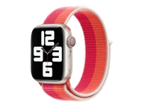 Apple - Band för smart klocka - 130 - 200 mm - pionrosa, nektarin - för Watch (38 mm, 40 mm, 41 mm)