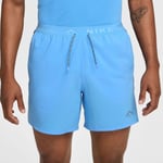 Nike Löparshorts Dri-FIT Trail 6" - Blå/Neon/Svart, storlek X-Large