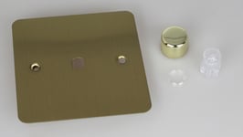 Varilight WFB1 Matrix Faceplate Kit, ultraflat brushed brass, 1-gang