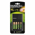Oplader + genopladelige batterier DURACELL CEF14 2 x AA + 2 x AAA HR06/HR03 1300 mAh
