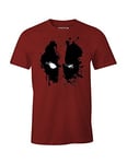 T-shirt Marvel - Deadpool - Splash Head, Rouge, L