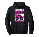 Monster Truck Mom Boy Mom Birthday Wheelie Cool Momster Pullover Hoodie