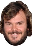 FoxyPrinting Jack Black Celebrity Cardboard Party Face Mask Fancy Dress