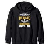Speech and Debate Gear for Debating Club Debate Team Zip Hoodie
